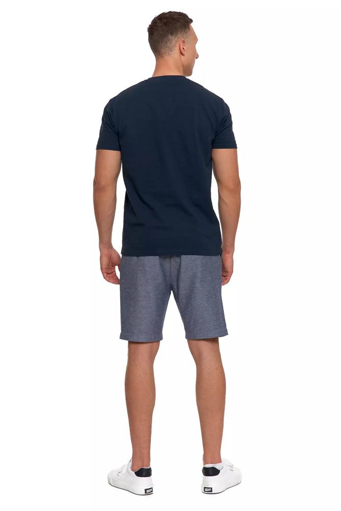 MORAJ T-SHIRT MĘSKI Z PRĄŻKOWANĄ STRUKTURĄ OTS2700-001