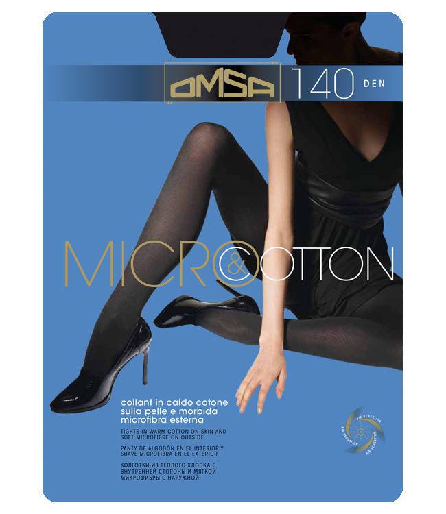 OMSA 323OM RAJSTOPY MICRO COTTON 140