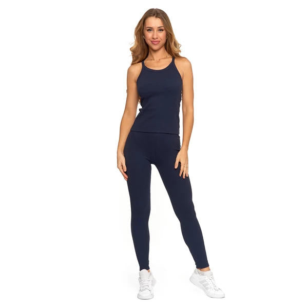 MORAJ LEGGINSY DAMSKIE Z SZEROKĄ GUMĄ W PASIE RDL2500-005