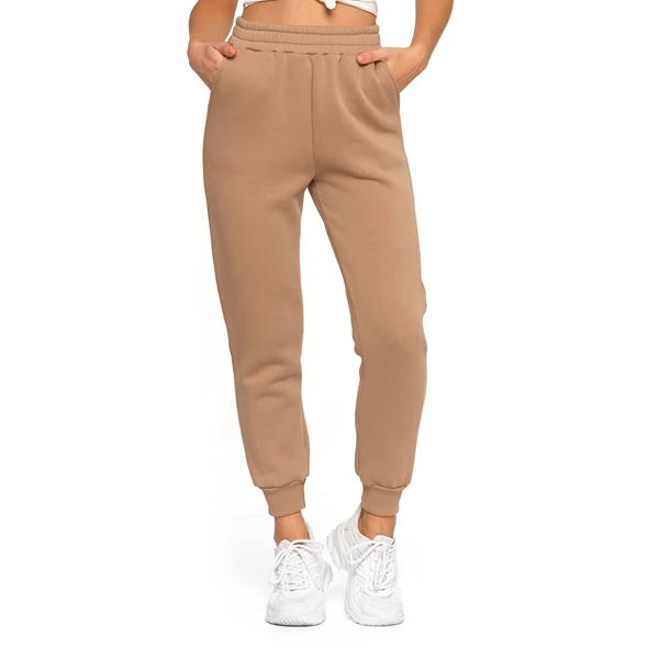 MORAJ DAMSKIE SPODNIE DRESOWE WYSOKI STAN OCIEPLANE Z KIESZENIAMI OSD4900-002