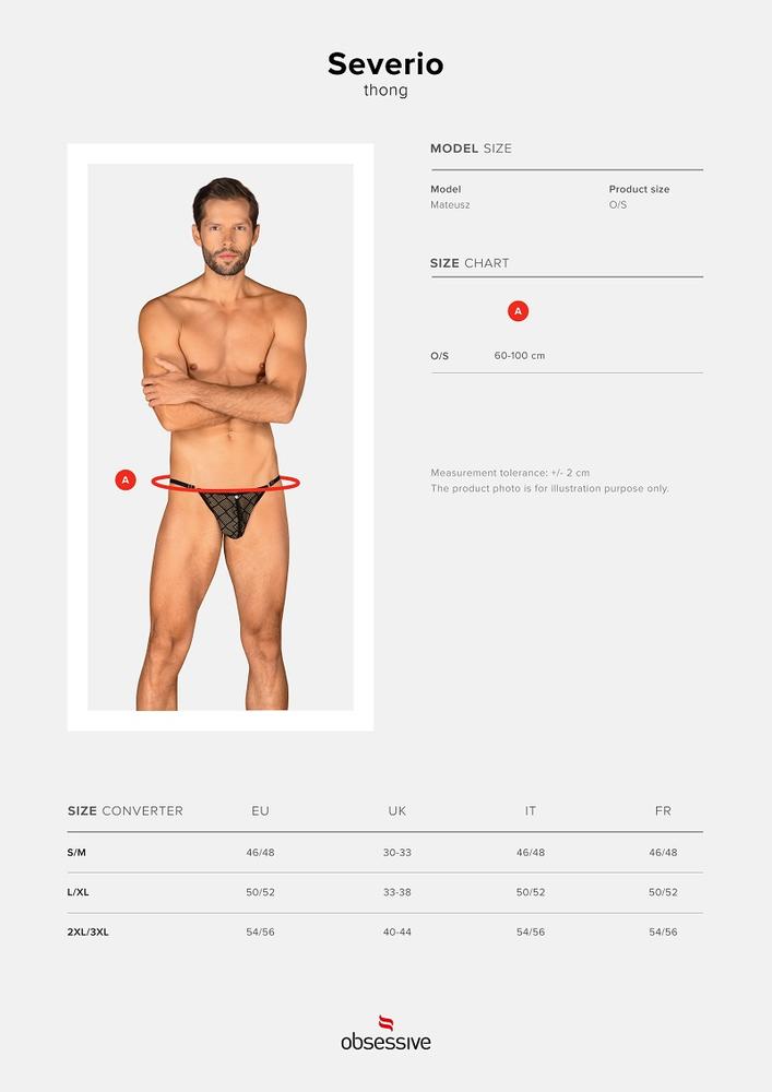OBSESSIVE SEVERIO STRINGI MĘSKIE