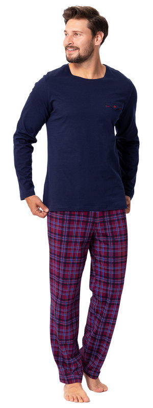 M-MAX PIŻAMA MĘSKA EMILIO 1392 - KOLEKCJA HOTBERG AW 2023/24