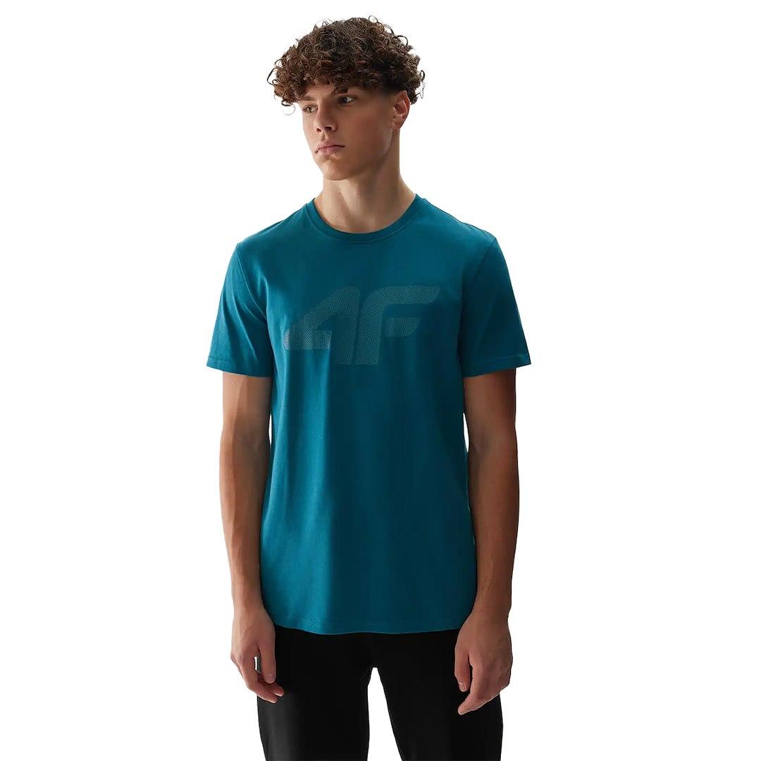 4F T-SHIRT MĘSKI M1155 MORSKA ZIELEŃ 747054-1