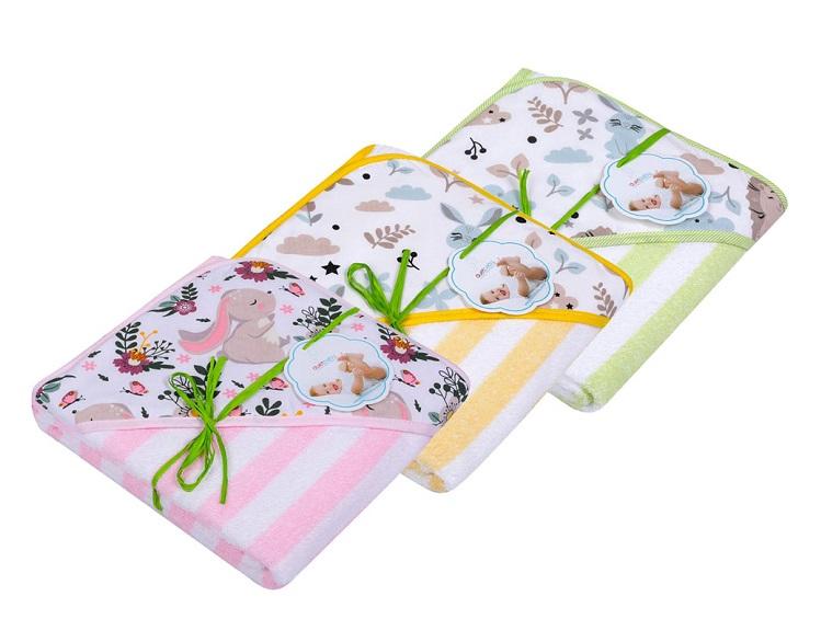 DUETBABY OKRYCIE KĄPIELOWE WZÓR PASY FROTA 320