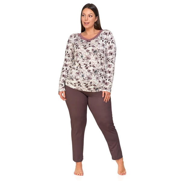 MORAJ PIŻAMA NOCNA DAMSKA PLUS SIZE PDD5500-004 - AW2024/25