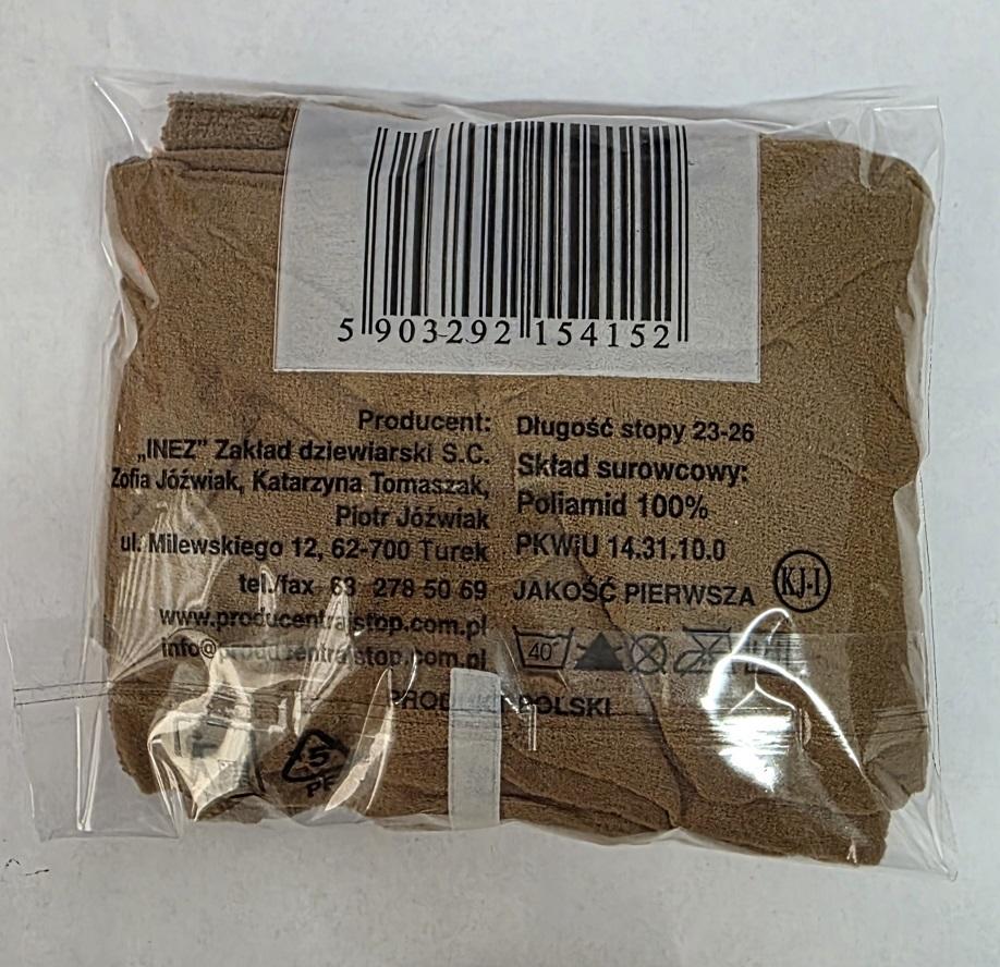 INEZ STOPKI ELASTIL 2 PARY BEZUCISKOWE