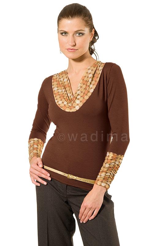 WADIMA 103132 BLUZKA DAMSKA DŁUGI RĘKAW