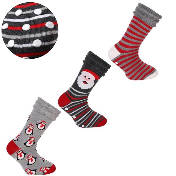 MORAJ SKARPETKI DZIECIĘCE ŚWIĄTECZNE ABS CSB300-013