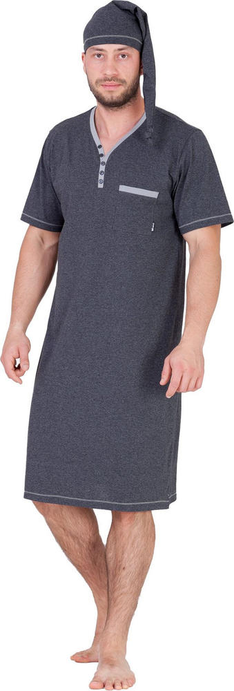 M-MAX KOSZULA MĘSKA KRÓTKI RĘKAW BONIFACY 357 - KOLEKCJA HOTBERG 2023