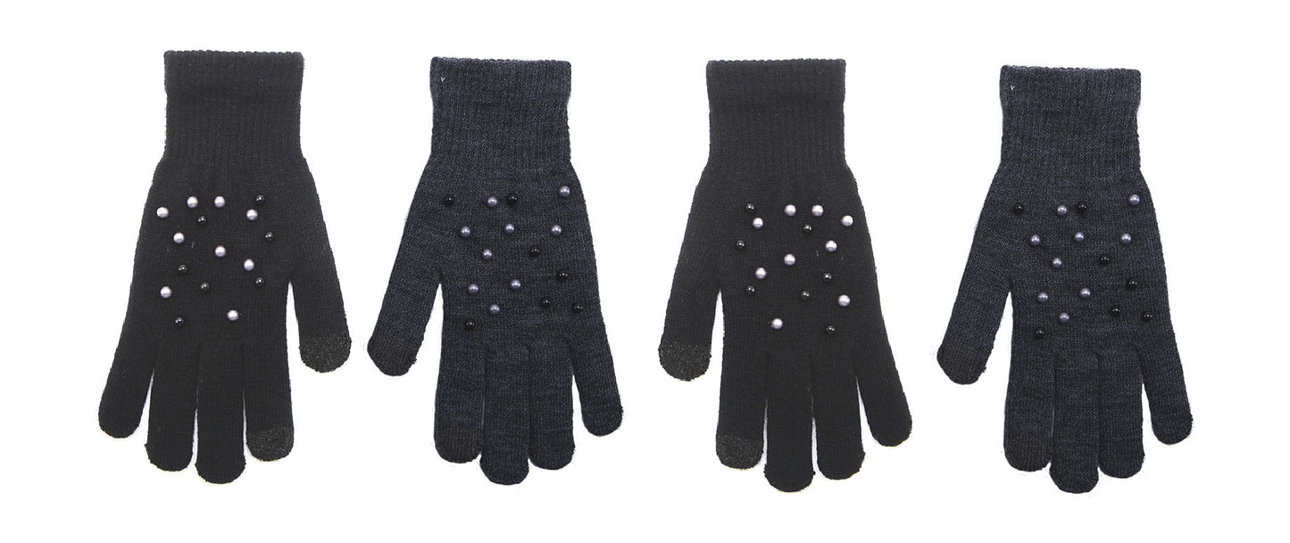 BE SNAZZY REKAWICZKI DAMSKIE Z PEREŁAMI R-166