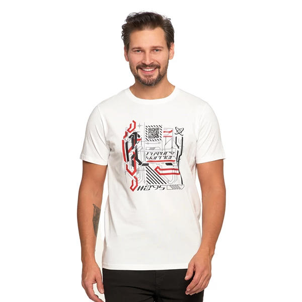 MORAJ KOSZULKA MĘSKA T-SHIRT Z NADRUKIEM OTS1500-106