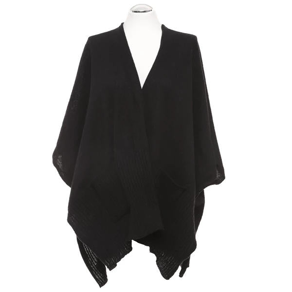 MORAJ STYLOWE PONCZO DAMSKIE Z KIESZENIAMIA DS2800-001