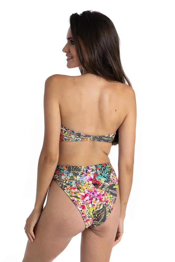 PRIMO DWUCZĘŚCIOWY KOSTIUM KĄPIELOWY BIKINI BEZ RAMIĄCZEK MIĘKKIE MISKI FIGI Z WYSOKIM STANEM 85