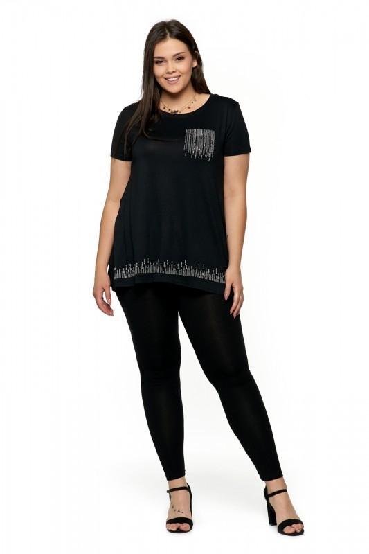 MORAJ LEGGINSY DAMSKIE Z WYSOKIM STANEM PLUS SIZE RDL1100-018B