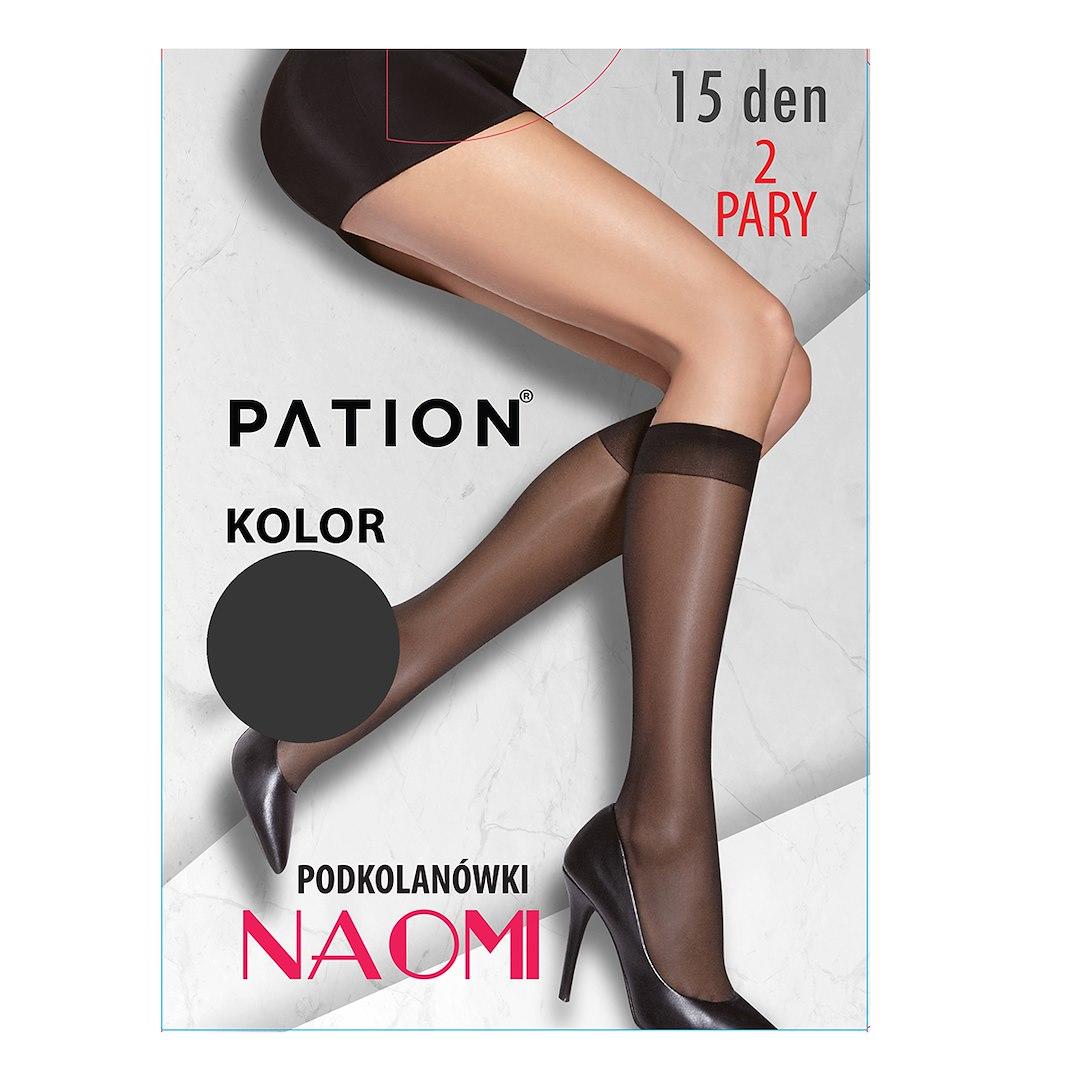 RAJ-POL PODKOLANÓWKI PATION 15 DEN NAOMI GRAFIT 2-PAK 731442