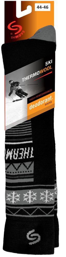 JJW PODKOLANÓWKI SKI THERMOWOOL DEODORANT WEŁNIANE, NARCIARSKIE