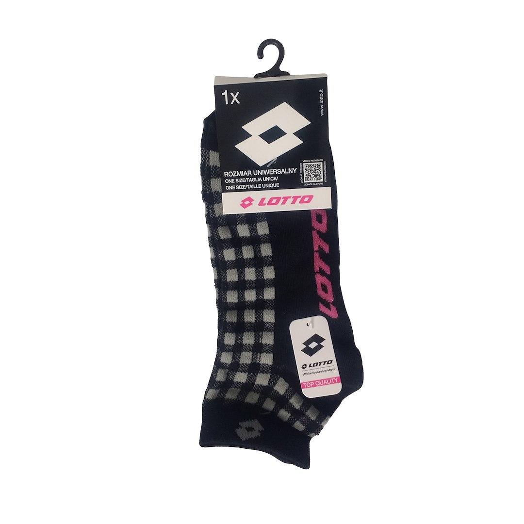 RAJ-POL SKARPETA LOTTO QUAD_12ASSRT ONE SIZE BLACK 3 1-PAK 489032