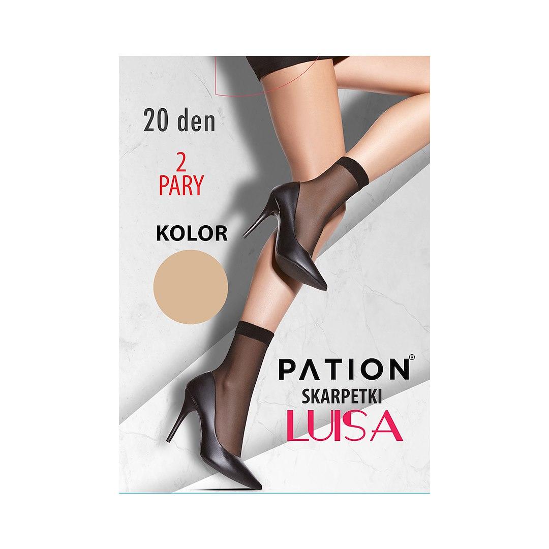 SKARPETKI PATION 20 DEN 2-PAK LUISA J.BEŻ 731763