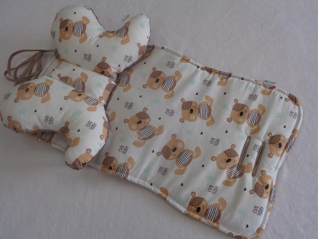 DUETBABY KOMPLET PODUSZKA - ZAGŁÓWEK Z MATERACYKIEM DO WÓZKA KOD 652