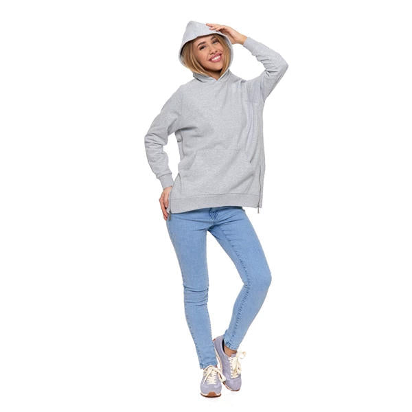 MORAJ BLUZA DAMSKA DRESOWA OVERSIZE Z KAPTUREM OBD4900-001