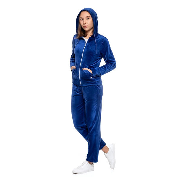 MORAJ WELUROWA BLUZA DAMSKA ROZPINANA Z KAPTUREM OBD3500-002