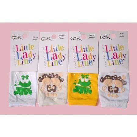 GATTA LEGGINSY 2-6 LAT WZORZYSTE DŁUGOŚĆ 3/4 60 DEN