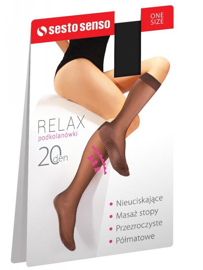 SESTO-SENSO PODKOLANÓWKI RELAX R041 20 DEN