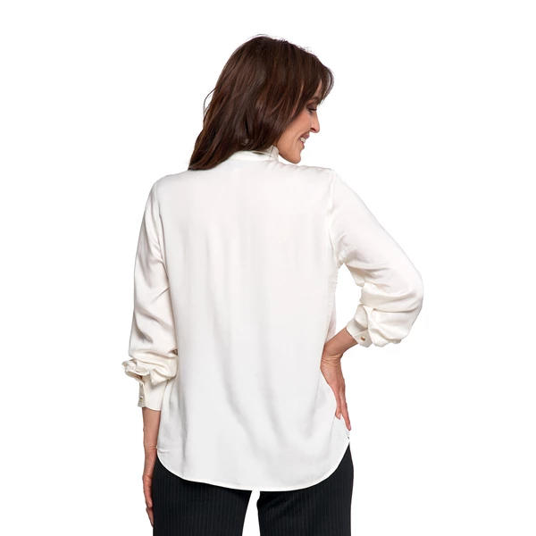 MORAJ KOSZULA DAMSKA Z KOKARDĄ POD SZYJĄ OKD3500-003