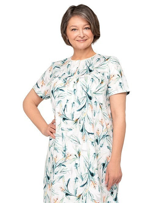 KOSZULA NOCNA DAMSKA BOGNA I 203 BIG 3XL-4XL KR/RĘKAW