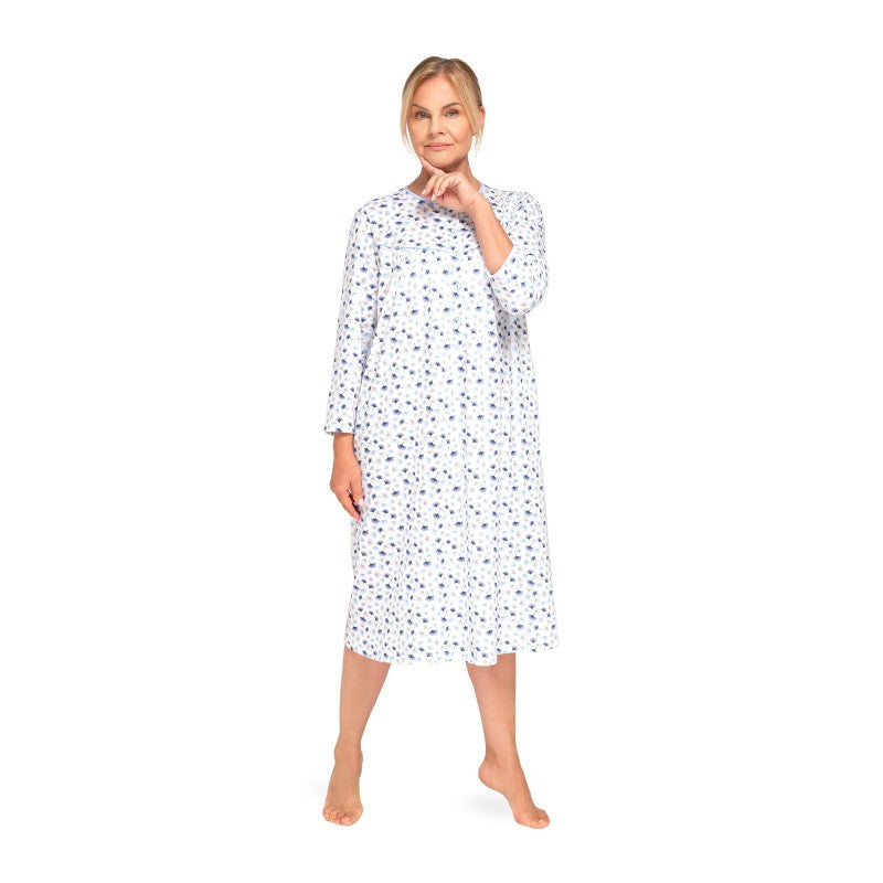 KOSZULA NOCNA DAMSKA BOGNA II 204 3XL-4XL DŁ/RĘKAW