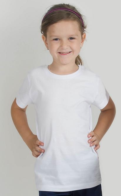 MARCINKOWSKI T-SHIRT BIAŁY DZIEWCZĘCY