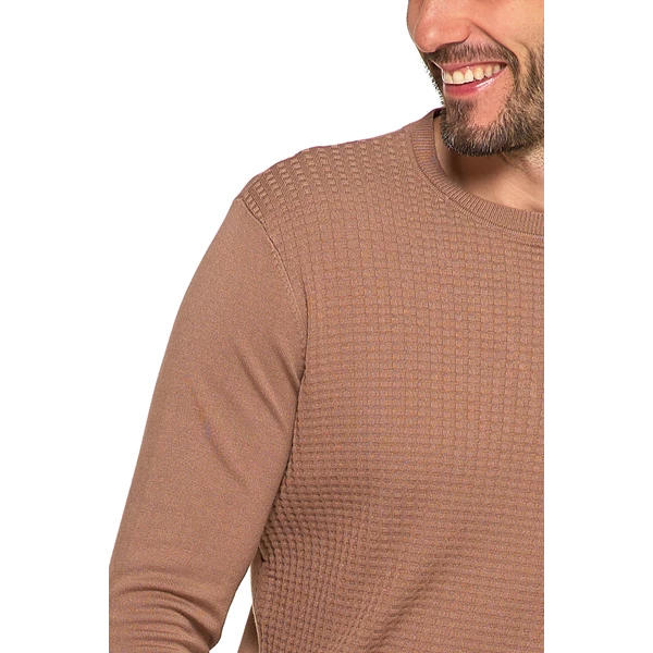 MORAJ MĘSKI SWETER KLASYCZNY Z WISKOZY ELEGANCKI OMS4500-004