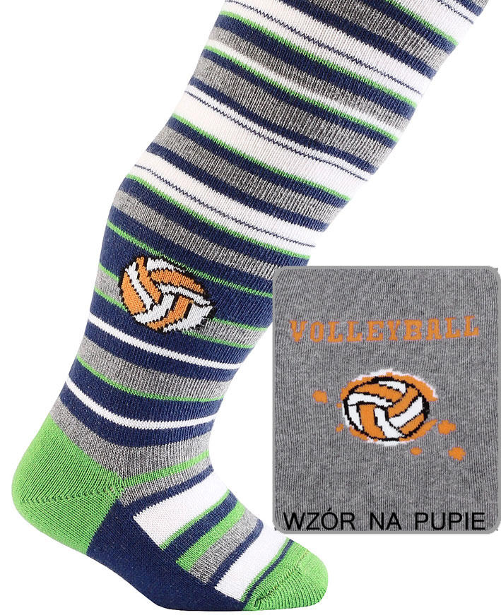 GATTA BABE - RAJSTOPY WZORZYSTE BAWEŁNIANE CHŁOPIĘCE 0-2 LATA DGCL - G18.N01, U18.N01