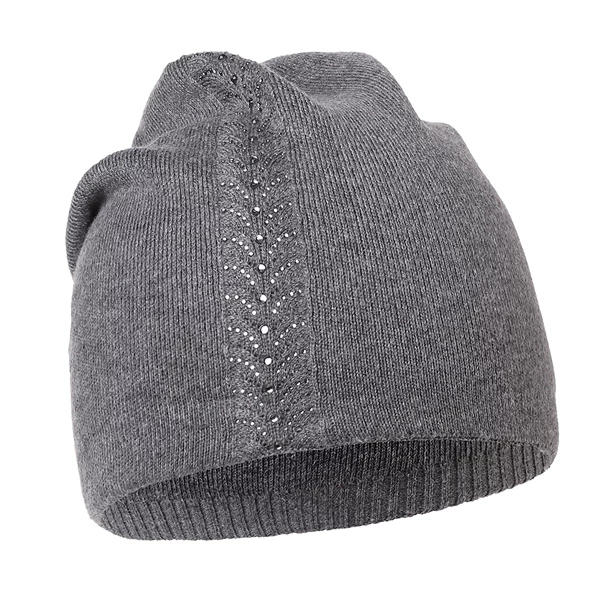MORAJ CZAPKA DAMSKA Z WEŁNĄ I KRYSZTAŁKAMI ELEGANCKA DCZ2900-008