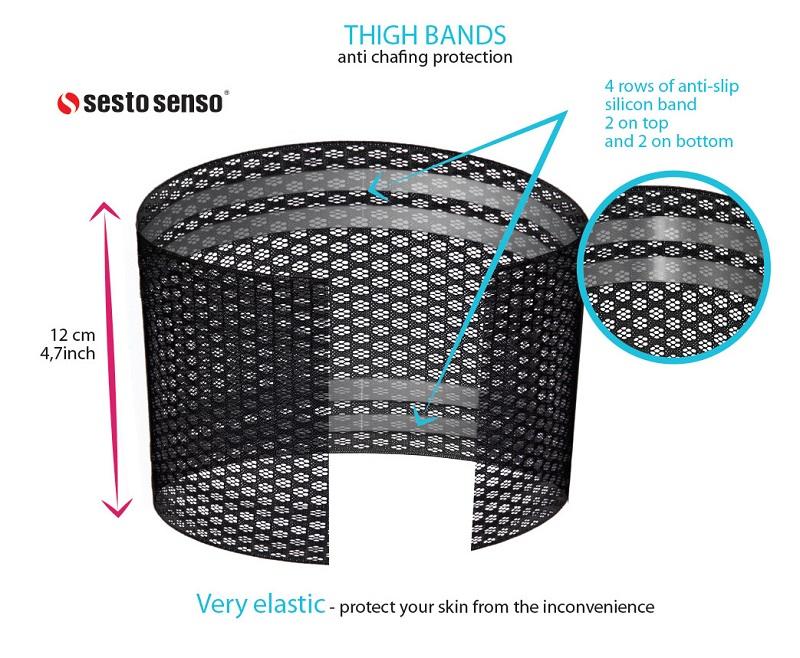 SESTO-SENSO OPASKI UDOWE THIGH BANDS - OPASKA NA UDA ODDYCHAJĄCA WZ02