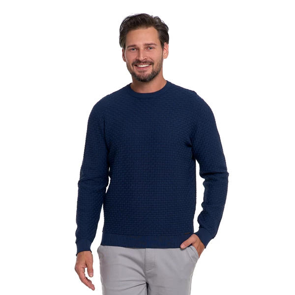 MORAJ MĘSKI SWETER Z TEKSTURĄ OMS4300-001