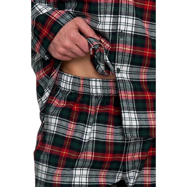 MORAJ PIŻAMA MĘSKA FLANELOWA Z DŁUGIM RĘKAWEM PDM6700-002 AW25/26