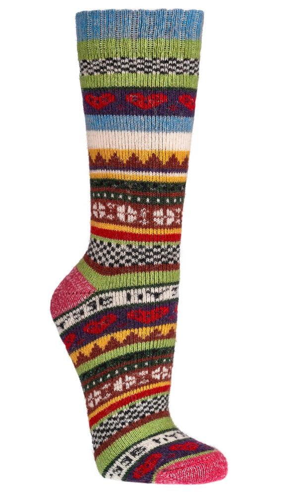 RISOCKS SKARPETKI WEŁNIANE SOCKS 4 FUN KOLOROWE CIEPŁE ART. W2199