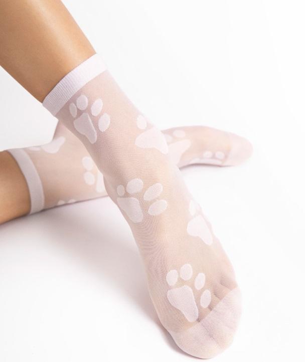 FIORE G 1192 SKARPETKI WZORZYSTE PAWPAW 20 DEN S/S 2025
