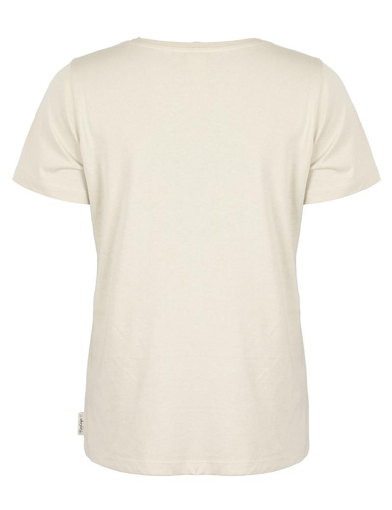 RAJ-POL ROADSIGN T-SHIRT DAMSKI Z NADRUKIEM BEŻOWY 21-035599, 21-035600, 21-035601, 21-035604, 21-035605