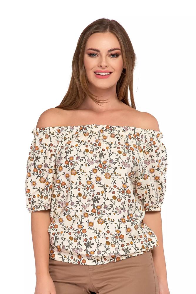 MORAJ DAMSKA BLUZKA HISZPANKA W KWIATY BD2500-038