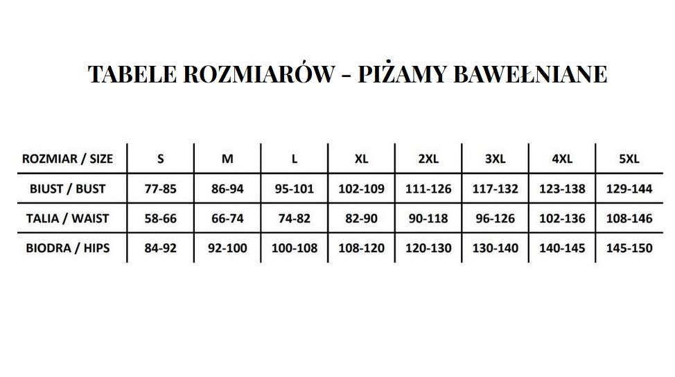 PIŻAMA BAWEŁNIANA DAMSKA PURE - MONA