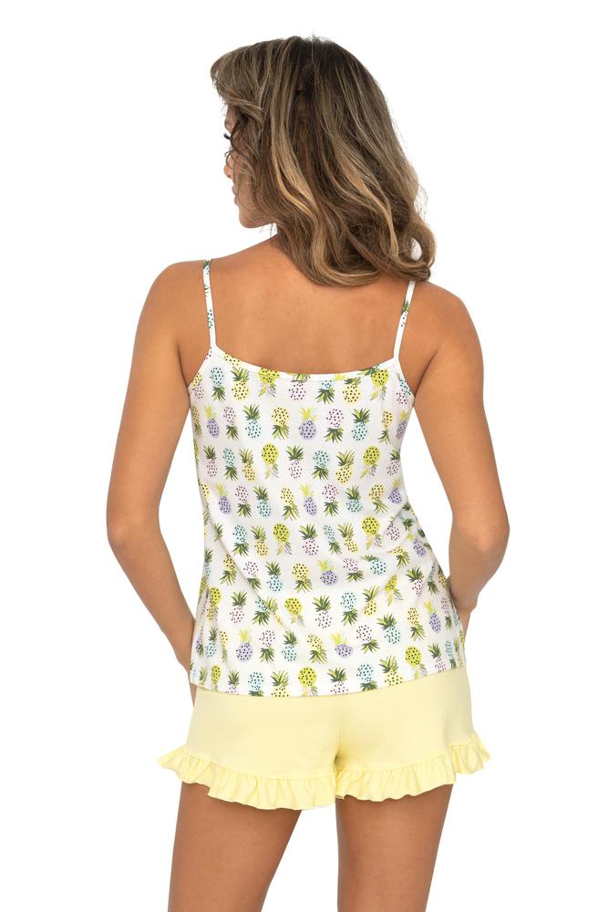 DONNA ANANAS II 1/2 PIŻAMA DAMSKA WĄSKIE RAMIĄCZKO