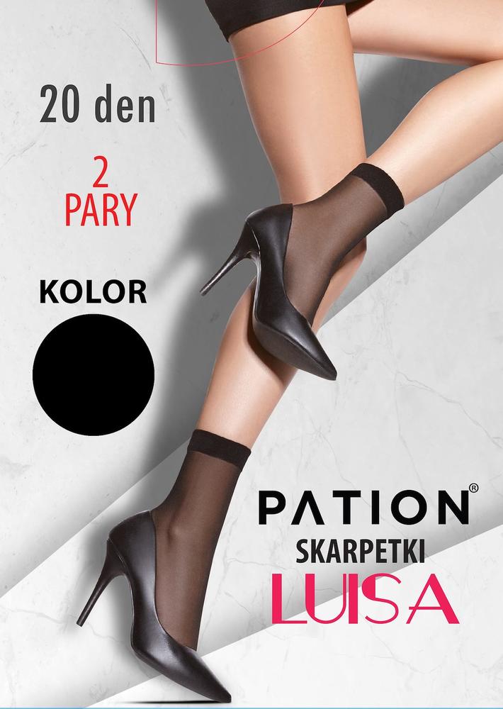 SKARPETKI PATION 20 DEN 2-PAK LUISA CZARNY 731756