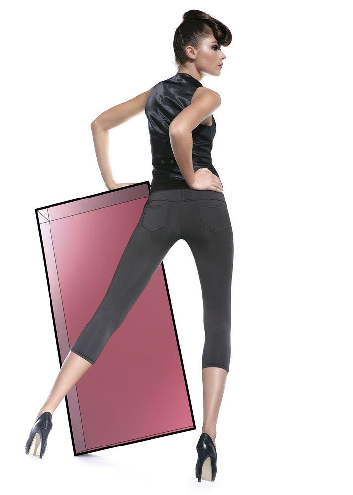 BAS BLEU -LEGGINSY DAMSKIE MARIKA SHORT 200 DEN - BB2020