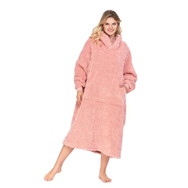 MORAJ CIEPŁA KOCOBLUZA DAMSKA W SERDUSZKA PDD5600-009