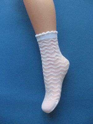 WOLA RADOSNE CHWILE - CIENKIE SKARPETKI WZORZYSTE 0W0.654