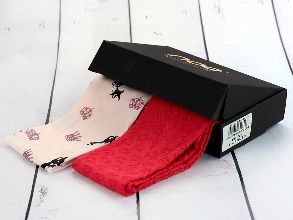 KNITTEX ZESTAW RAJSTOP DZIEWCZĘCYCH MW 1A 2PAK