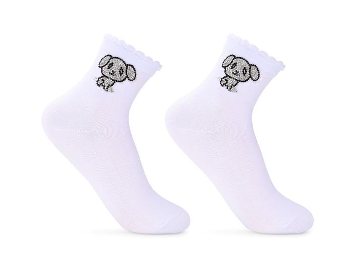 BE SNAZZY SKARPETY MŁODZIEŻOWE Z OZDOBAMI SK-52