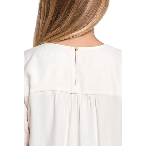 MORAJ KOSZULA DAMSKA Z DŁUGIM RĘKAWEM I SUBTELNYM HAFTEM OKD3300-005